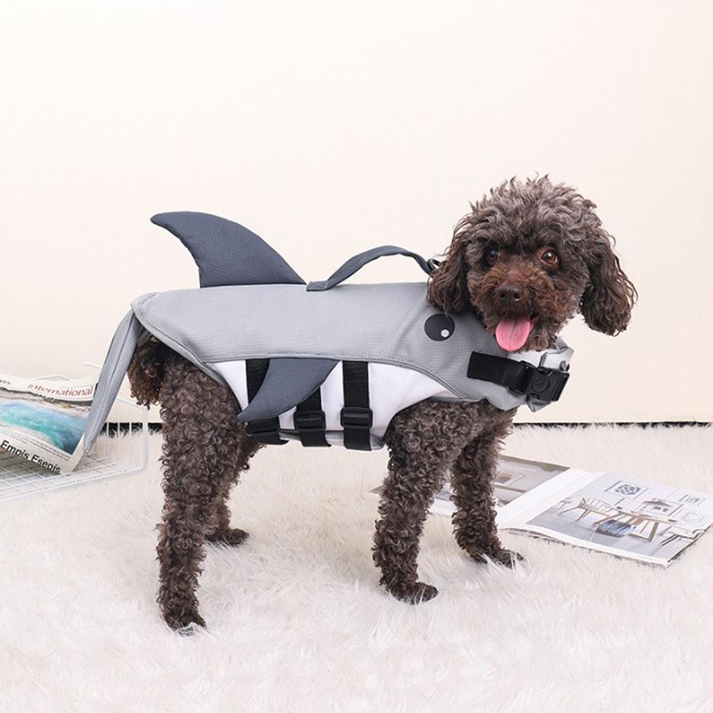 Dog Life Jacket Vest Mermaid Reflective Whale Design Guarding Joyful Swimming Moments