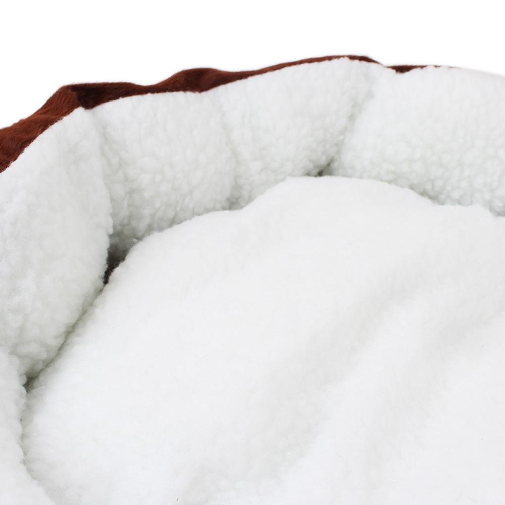 Napper dog cat bed kennel sherpa warm fit small Medium Dog