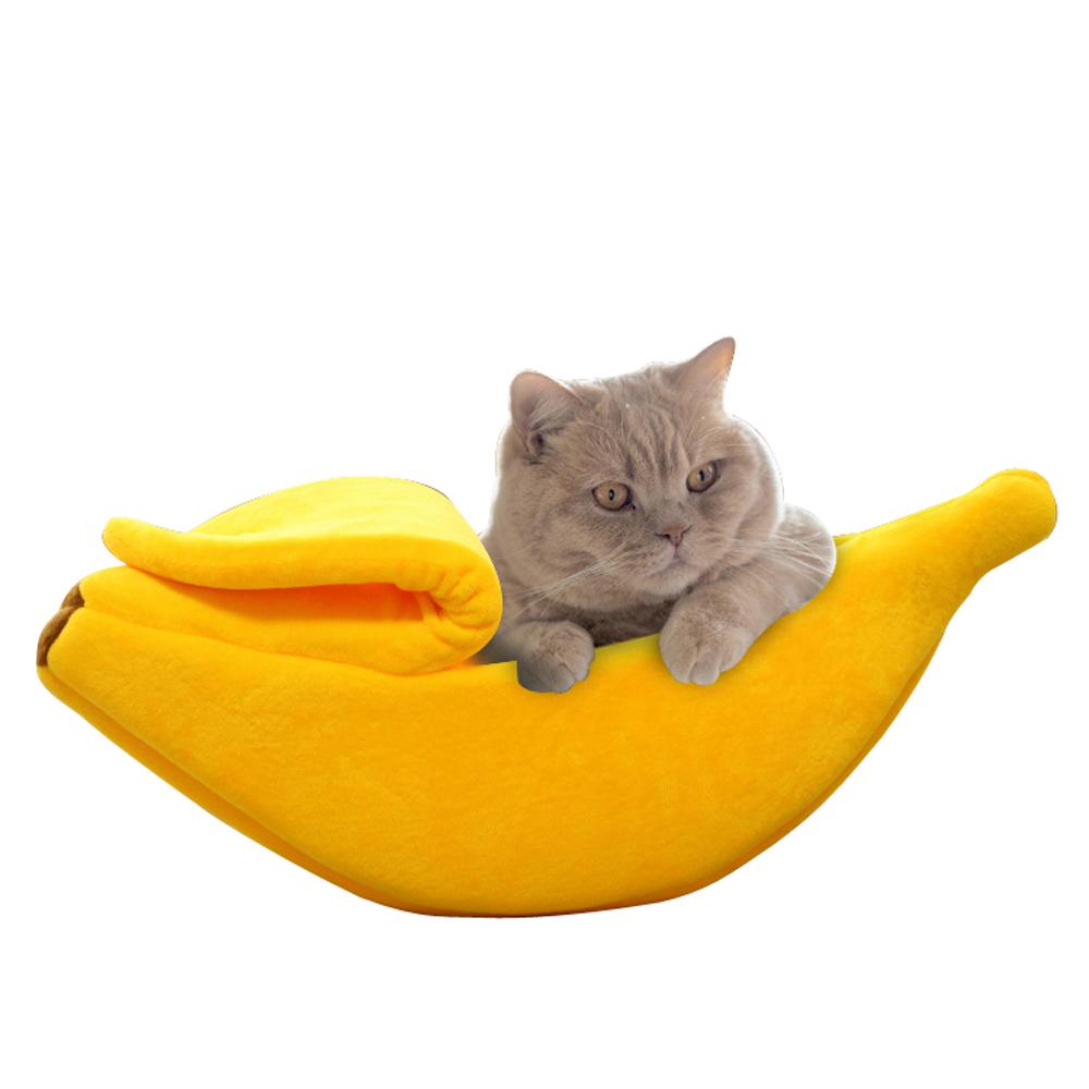 Creations Banana Cave Beds For Dogs Cat Small to X-Large Size