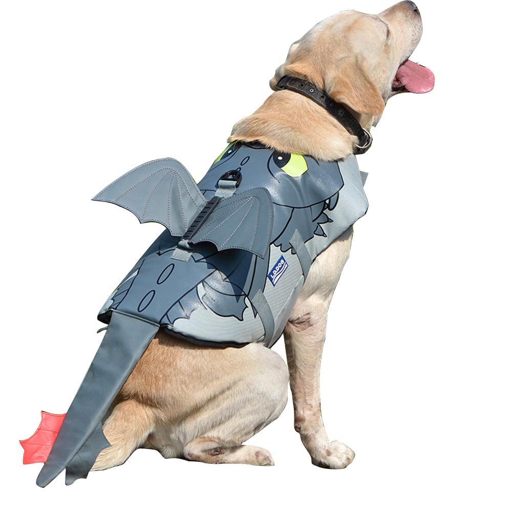 Fly Dragon Cosplay Dog Life Jacket Safety Pet Vest Swimwear Swimsuit