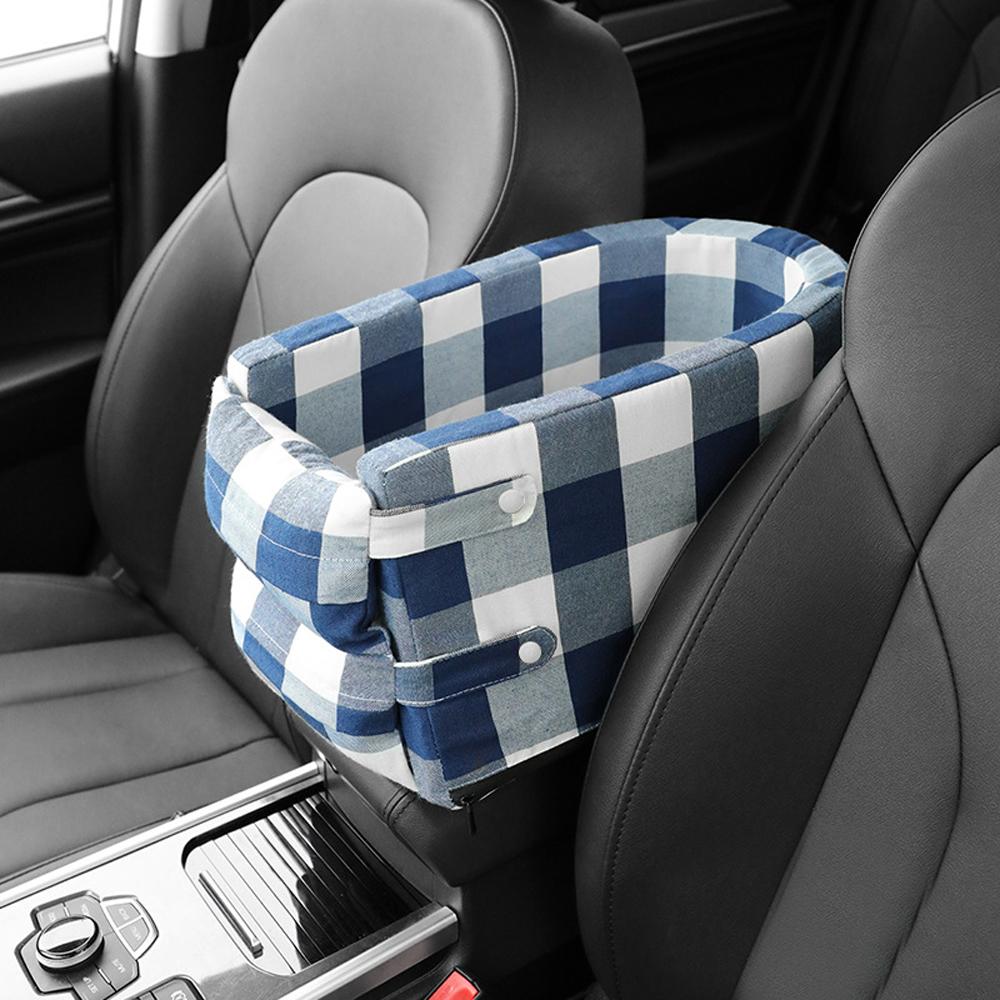 Dog Puyy Cat Car Seat Armrest Box Position