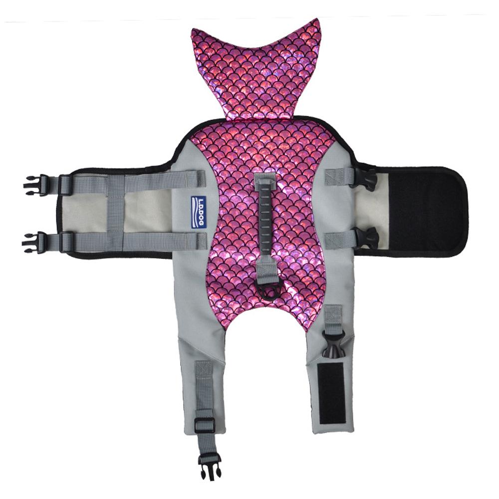 Dog Mermaid Puppy Life Swimwear Jacket with Handle Lifesaver Swimsuit