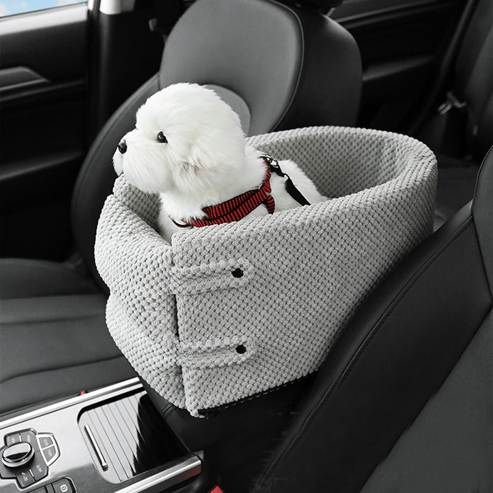 Dog Puyy Cat Car Seat Armrest Box Position
