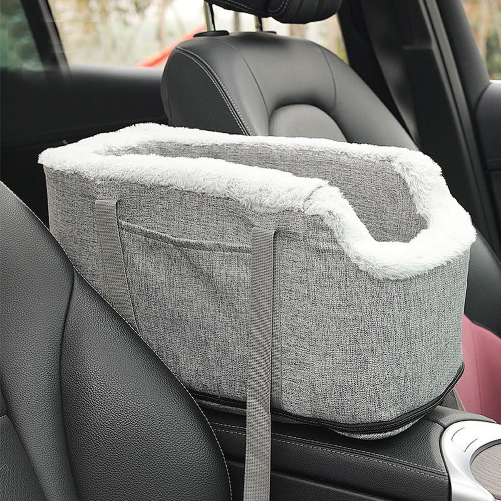 Dog Cat Car Seat with Travel Outing Carrier Bag
