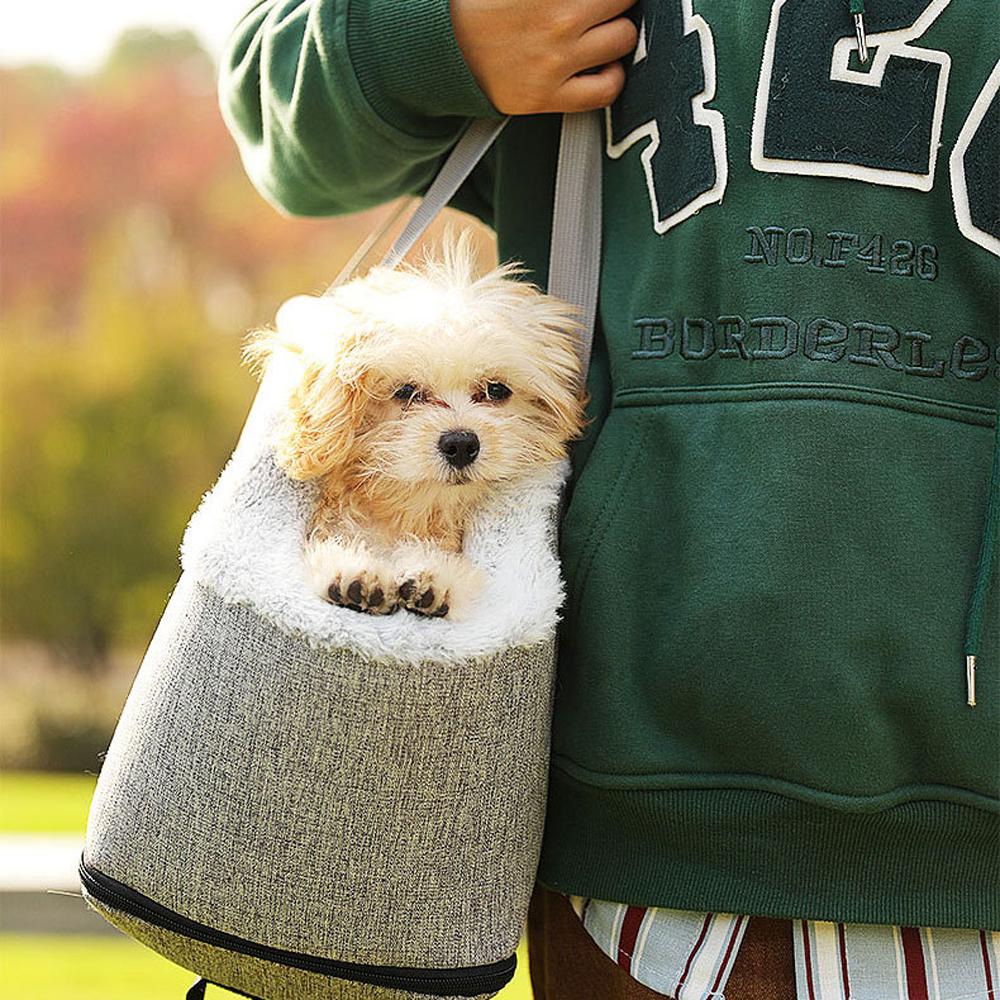 Dog Cat Car Seat with Travel Outing Carrier Bag