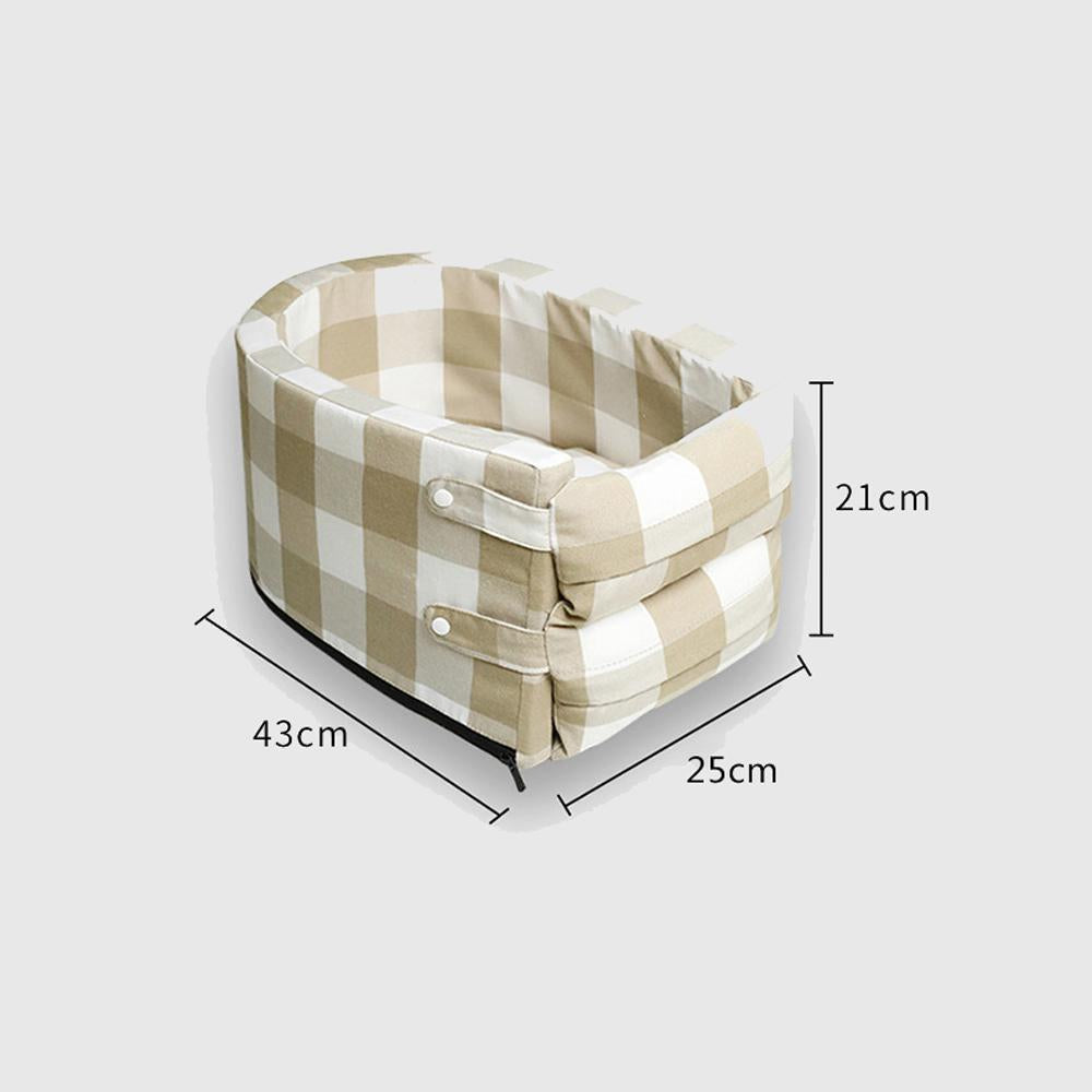 Dog Puyy Cat Car Seat Armrest Box Position