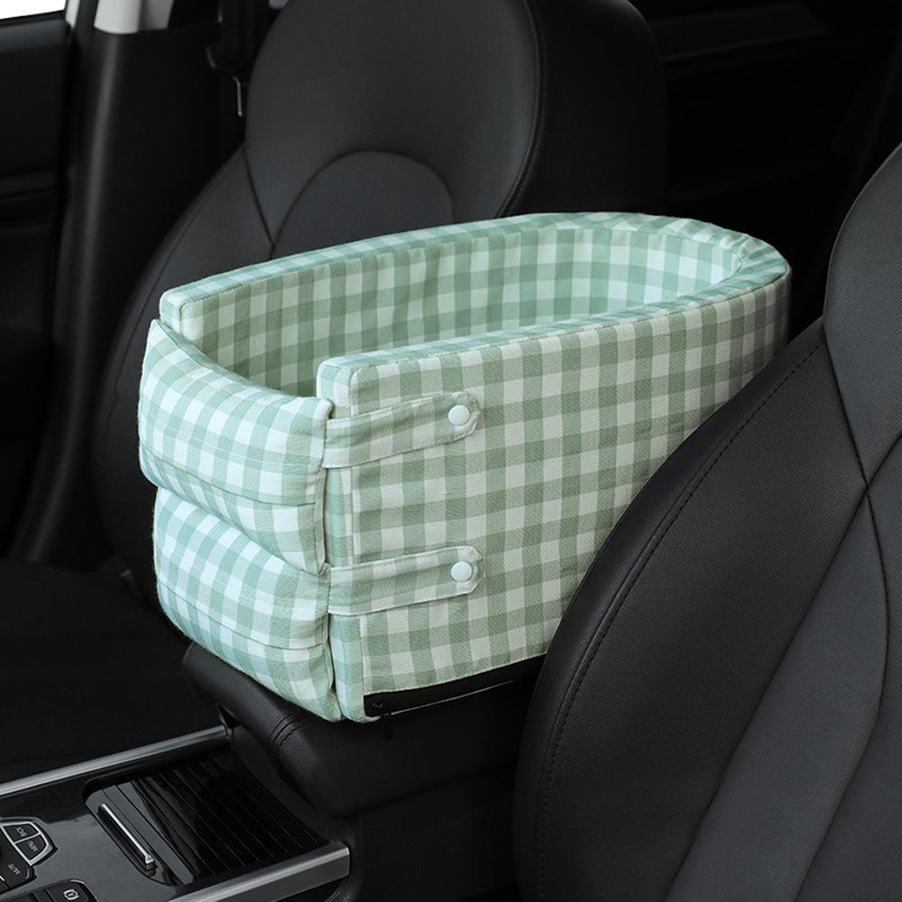 Dog Puyy Cat Car Seat Armrest Box Position