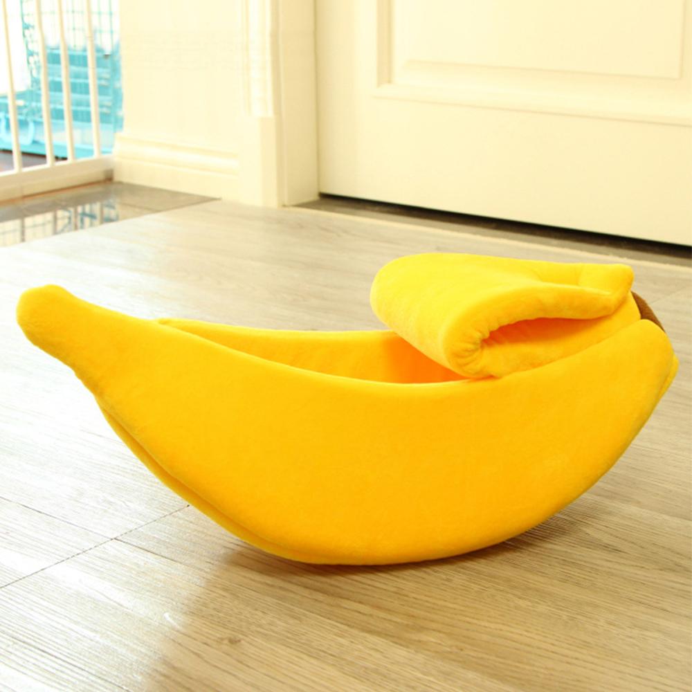 Creations Banana Cave Beds For Dogs Cat Small to X-Large Size