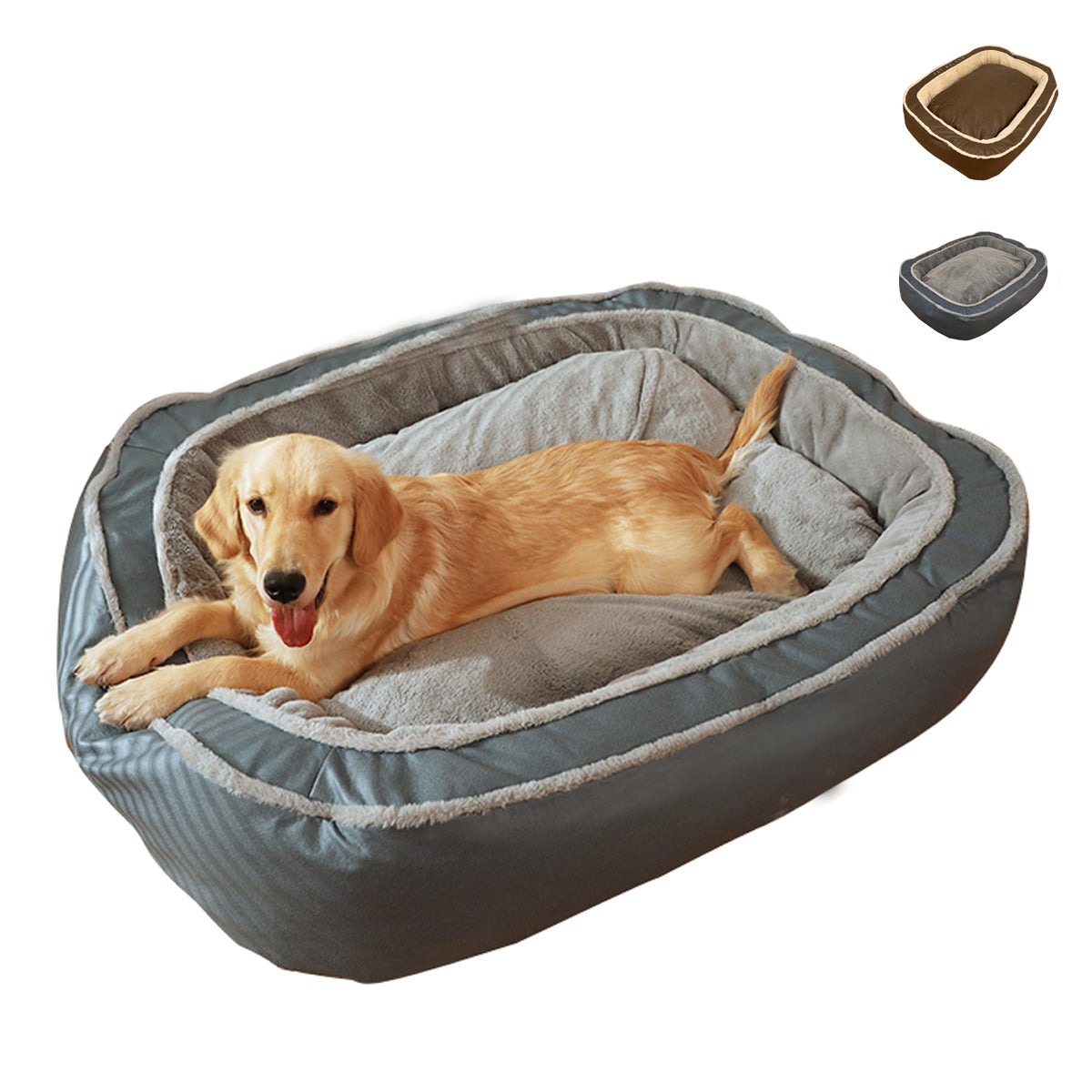 Large Warm Deep Sleeping Bed Orthopedic Dog Bed