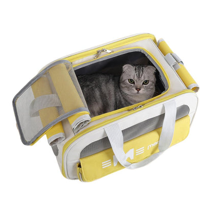 cat dog puyy pet carrier bag portable handbag shoulder breathable large-capacity