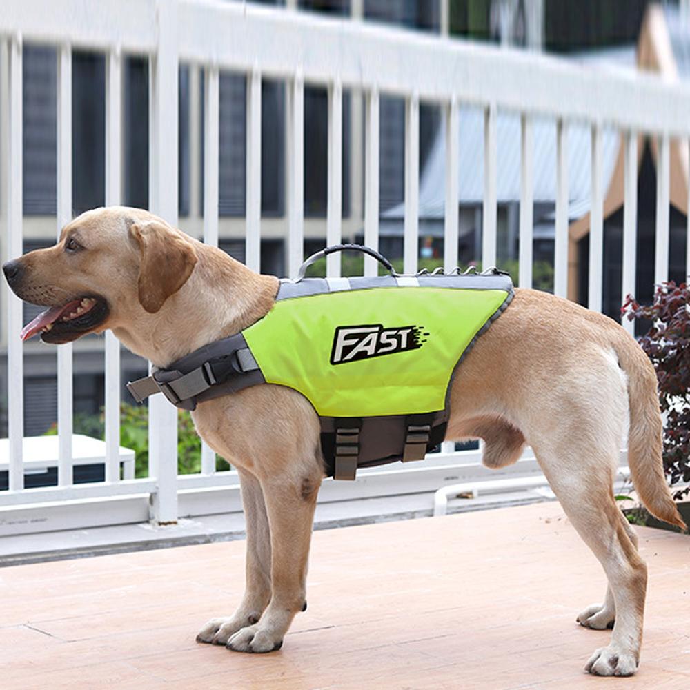 Dog Life Jacket Vest Waterproof and Breathable for Medium to Large Dogs Swimming