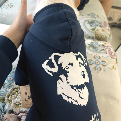 Pet Matching Owners Hoodie Single Dog Cute Adult