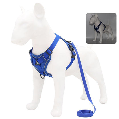 Dogs Reflective Mesh Proof Puppy Cat Harness Adjustable Soft Pet Leash