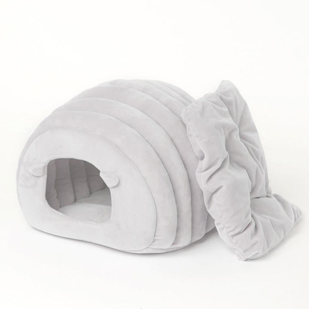 Cozy nook cave beds for dogs cat Nesting self heating warm semi-enclosed