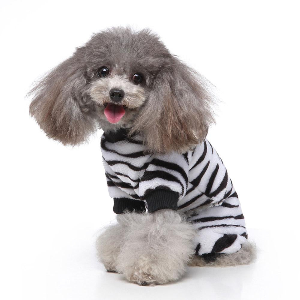 Dog Sweater Plaid Style Pet Cat Winter Warm Clothes Jumpsuits