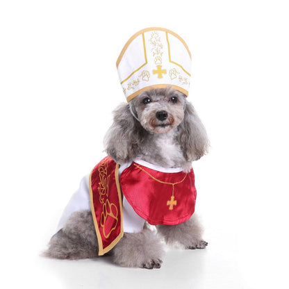 Dog Cat pope heroine superman Costume Party Cosplay Dress Funny Pets