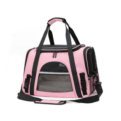 Pet Bags Portable Dog Cat Out Airline Approved Carrier Mesh Breathable