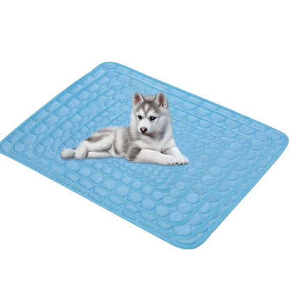 Pet ice silk summer cooling sofa pad breathable anti-bite For dog kennel