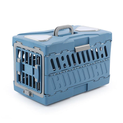 Pet portable approved box folding box outing cat bag pet cage dog cage