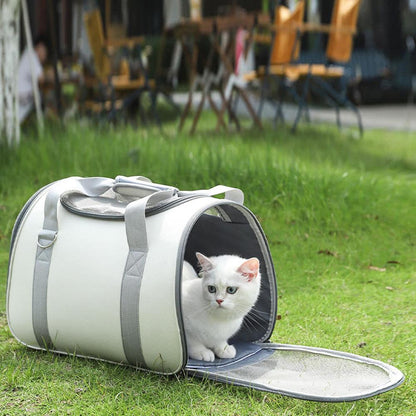 Pet carrier Cat puppy small dog bag handbag for travel outing Breathable Box