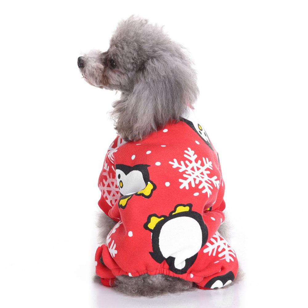 Dog Cat Christmas Tree Elf Santa Clown Penguin Costume Party Cosplay Dress Funny Pets