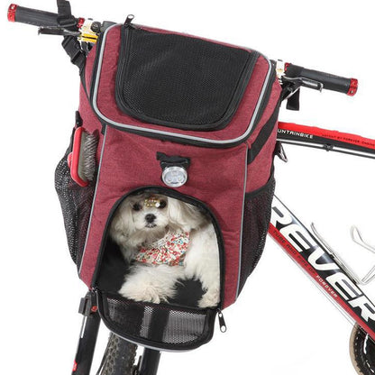 Convertible Bicycle Cat and Dog Hanging carrier Bag Versatile Dual-Use Backpack