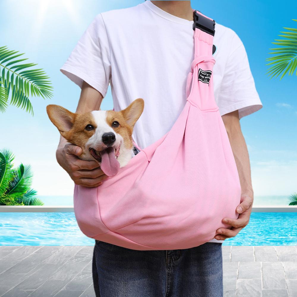 Pet Dog Cat Carrier Adjustable Strap Hands Pouch Puppy Travel Bag
